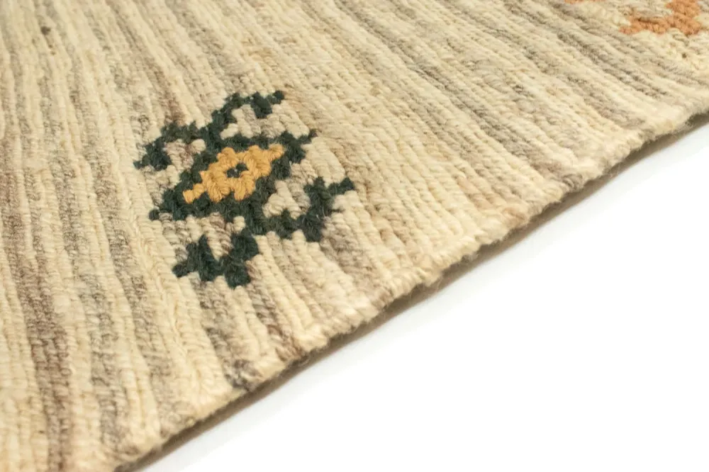 Gabbeh-teppe - persisk - 208 x 152 cm - beige