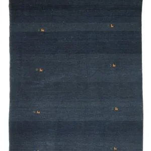 Gabbeh-teppe - persisk - 227 x 175 cm - mørkeblå