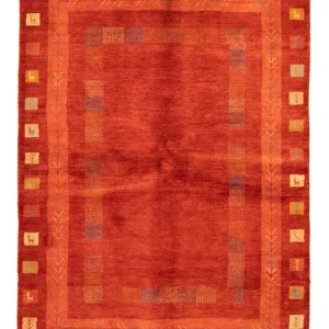Gabbeh-teppe - persisk - 228 x 172 cm - rust