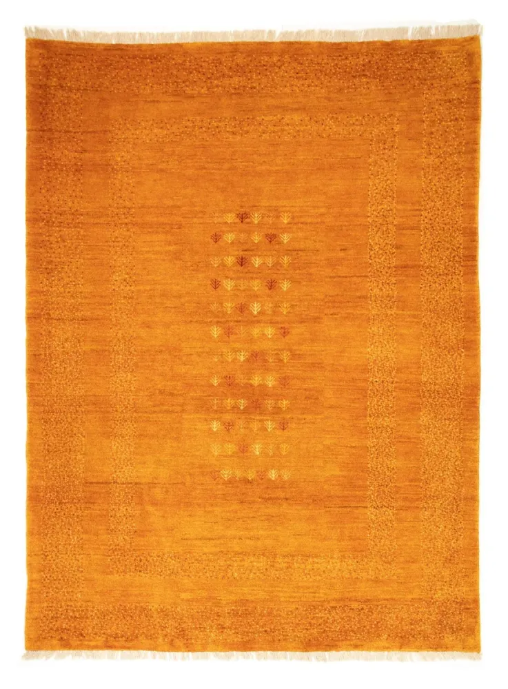 Gabbeh-teppe - persisk - 230 x 175 cm - oransje