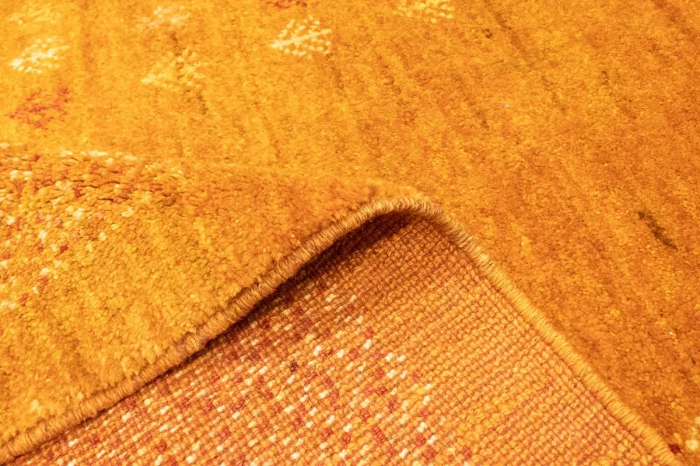 Gabbeh-teppe - persisk - 230 x 175 cm - oransje