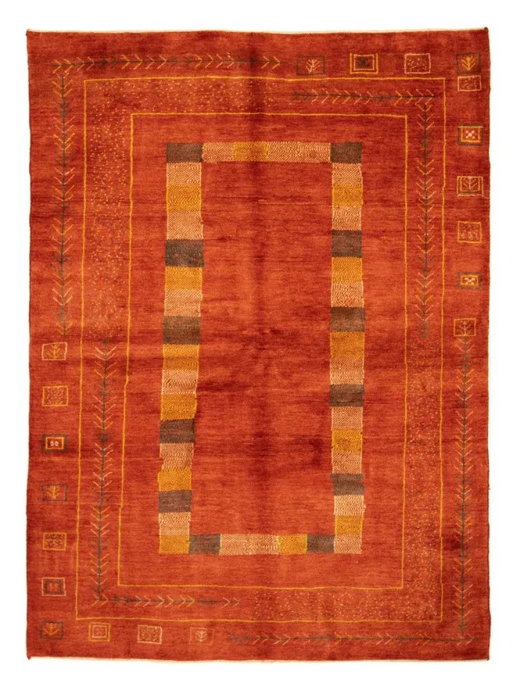 Gabbeh-teppe - persisk - 231 x 168 cm - rød