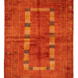 Gabbeh-teppe - persisk - 231 x 168 cm - rød