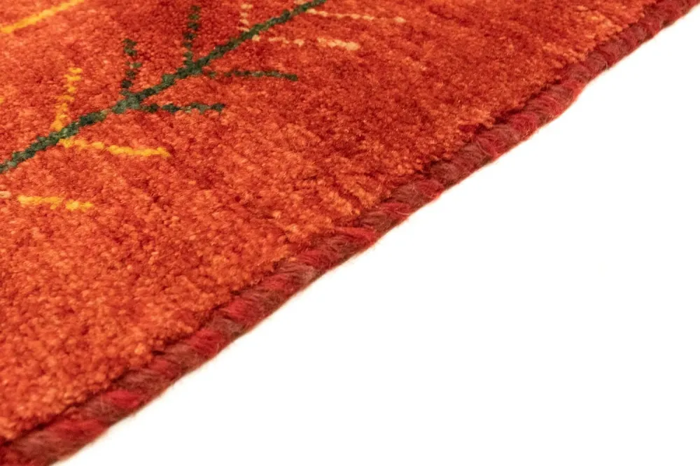 Gabbeh-teppe - persisk - 231 x 168 cm - rød