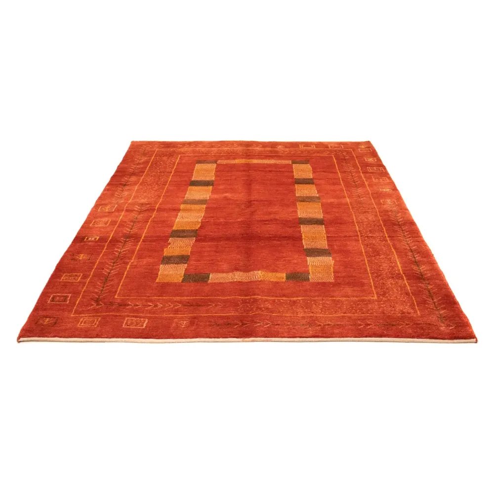 Gabbeh-teppe - persisk - 231 x 168 cm - rød