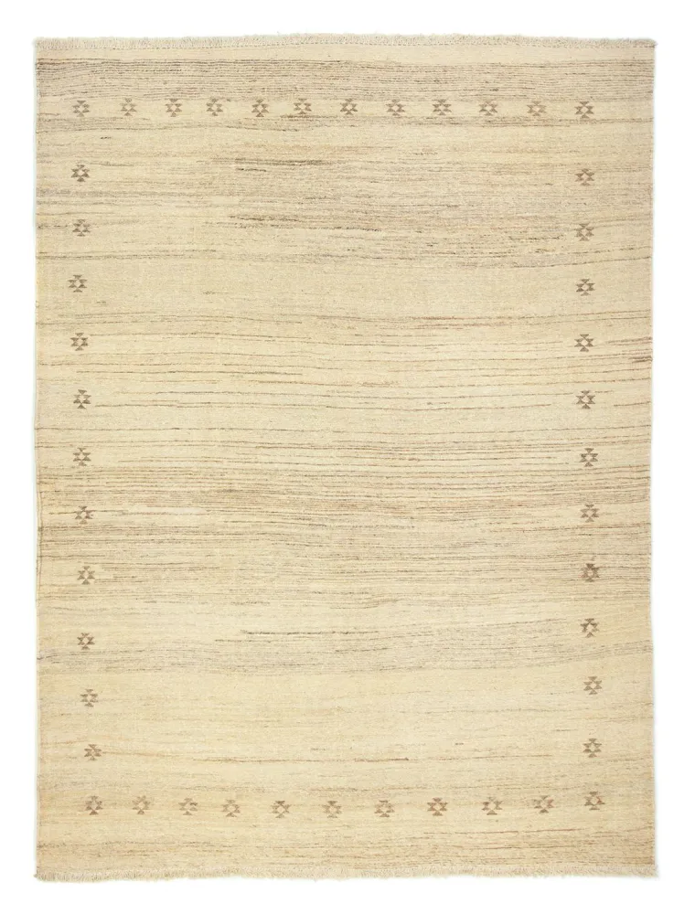 Gabbeh-teppe - persisk - 232 x 173 cm - beige