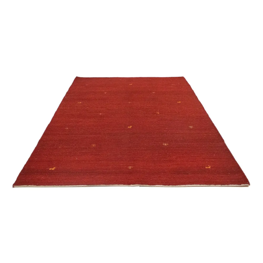 Gabbeh-teppe - persisk - 235 x 164 cm - rød