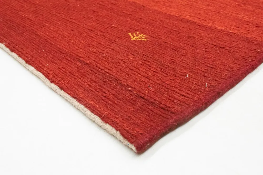 Gabbeh-teppe - persisk - 236 x 165 cm - rød
