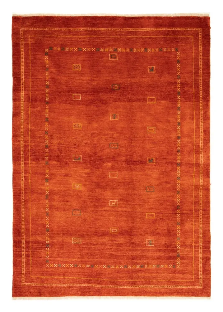 Gabbeh-teppe - persisk - 236 x 171 cm - rød