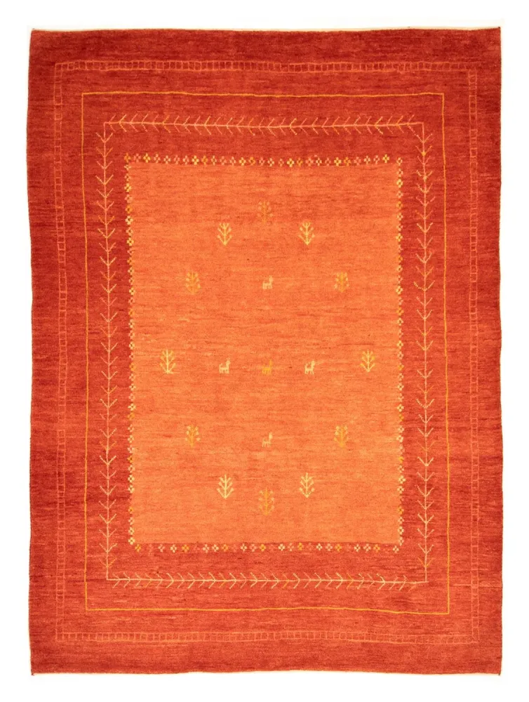 Gabbeh-teppe - persisk - 238 x 175 cm - rød