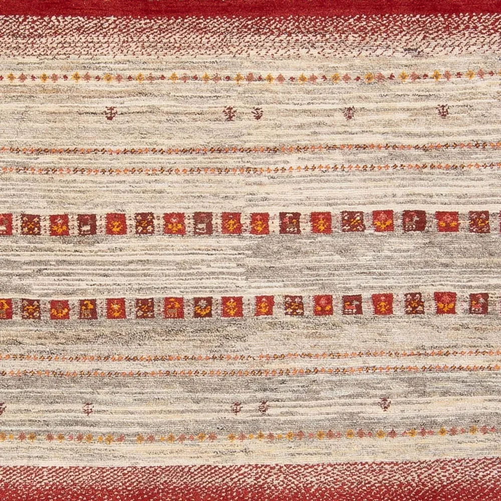 Gabbeh-teppe - persisk - 240 x 205 cm - flerfarget