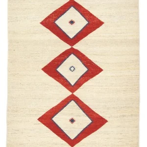 Gabbeh-teppe - persisk - 242 x 172 cm - beige