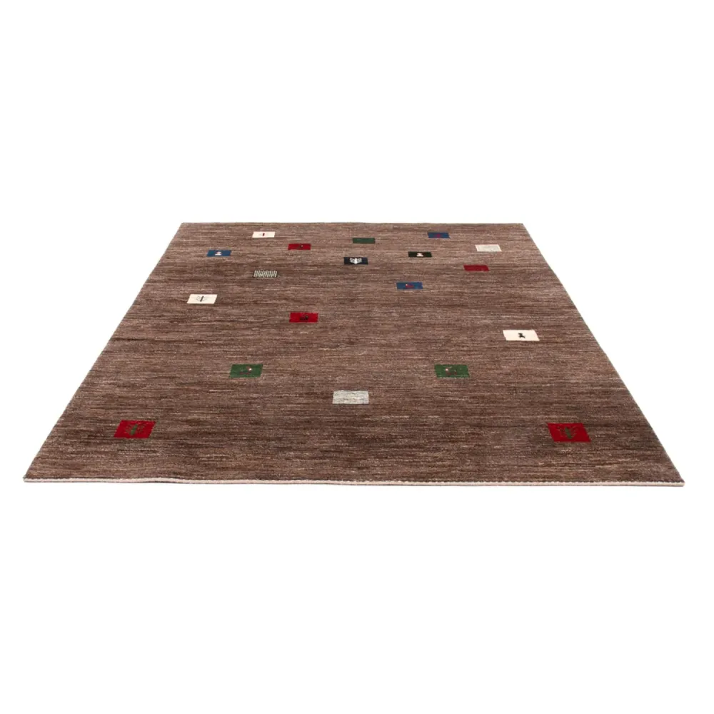 Gabbeh-teppe - persisk - 243 x 170 cm - flerfarget