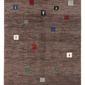 Gabbeh-teppe - persisk - 243 x 170 cm - flerfarget