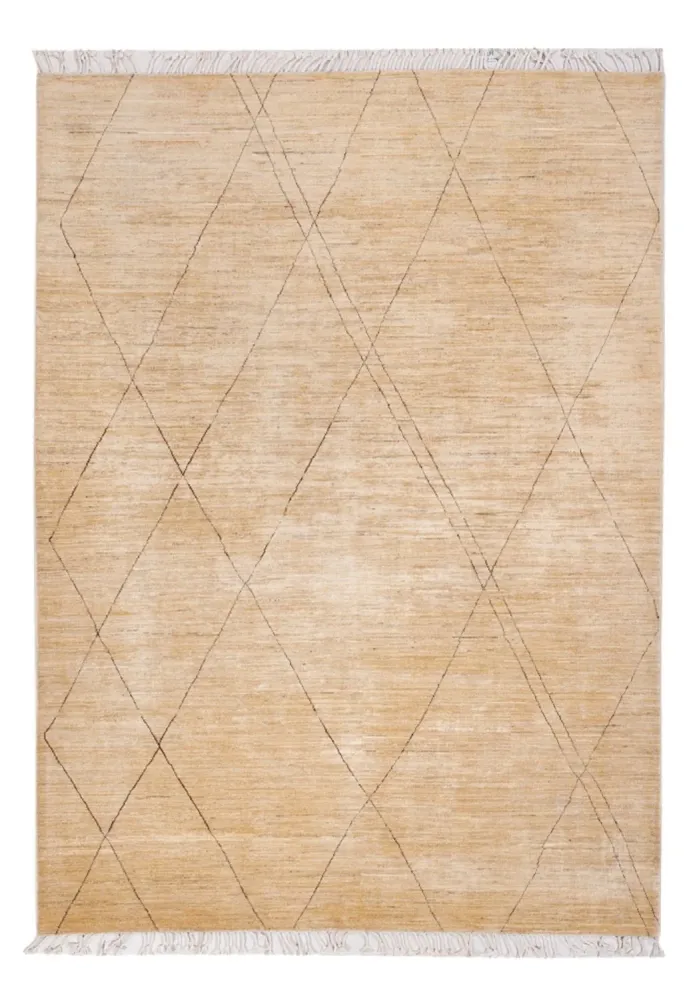 Gabbeh-teppe - persisk - 243 x 174 cm - beige