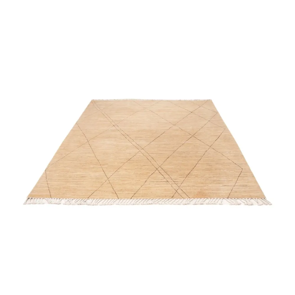 Gabbeh-teppe - persisk - 243 x 174 cm - beige