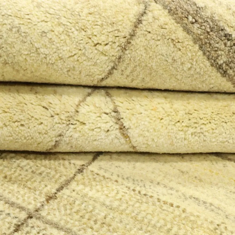 Gabbeh-teppe - persisk - 254 x 168 cm - beige