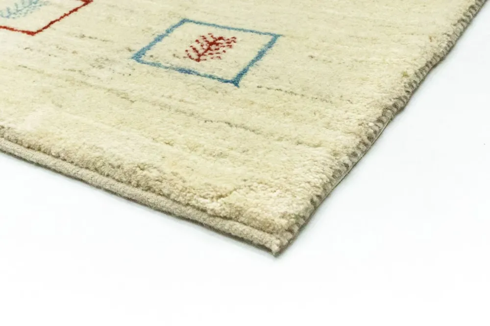 Gabbeh-teppe - persisk - 281 x 195 cm - beige