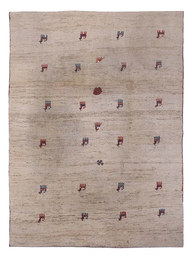 Gabbeh-teppe - persisk - 290 x 212 cm - karamell