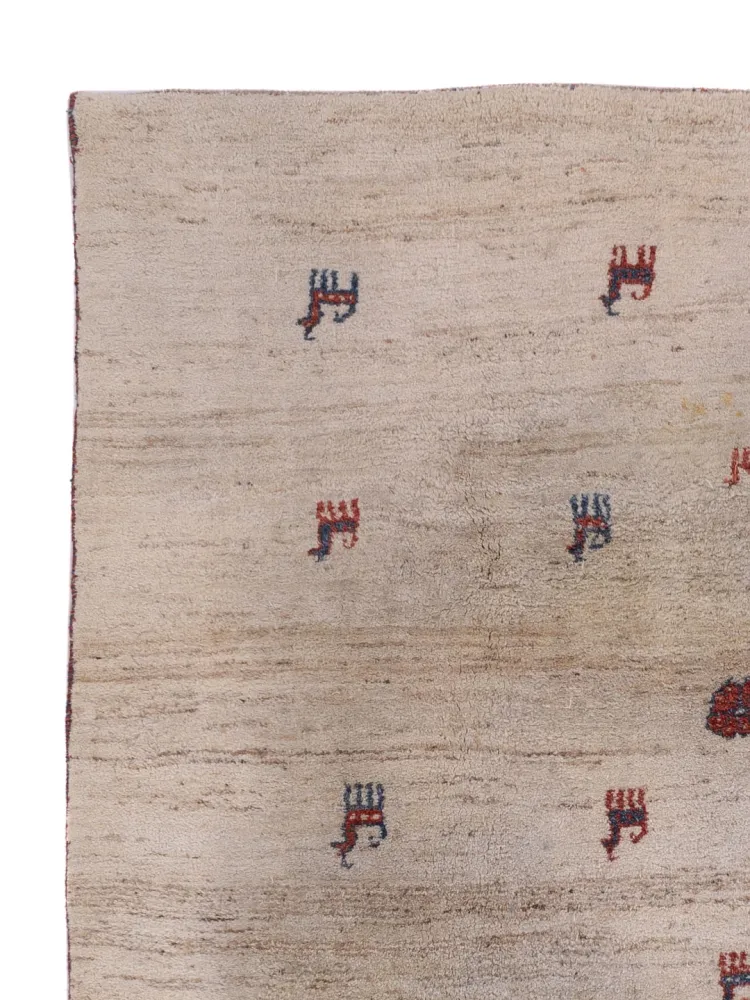 Gabbeh-teppe - persisk - 290 x 212 cm - karamell