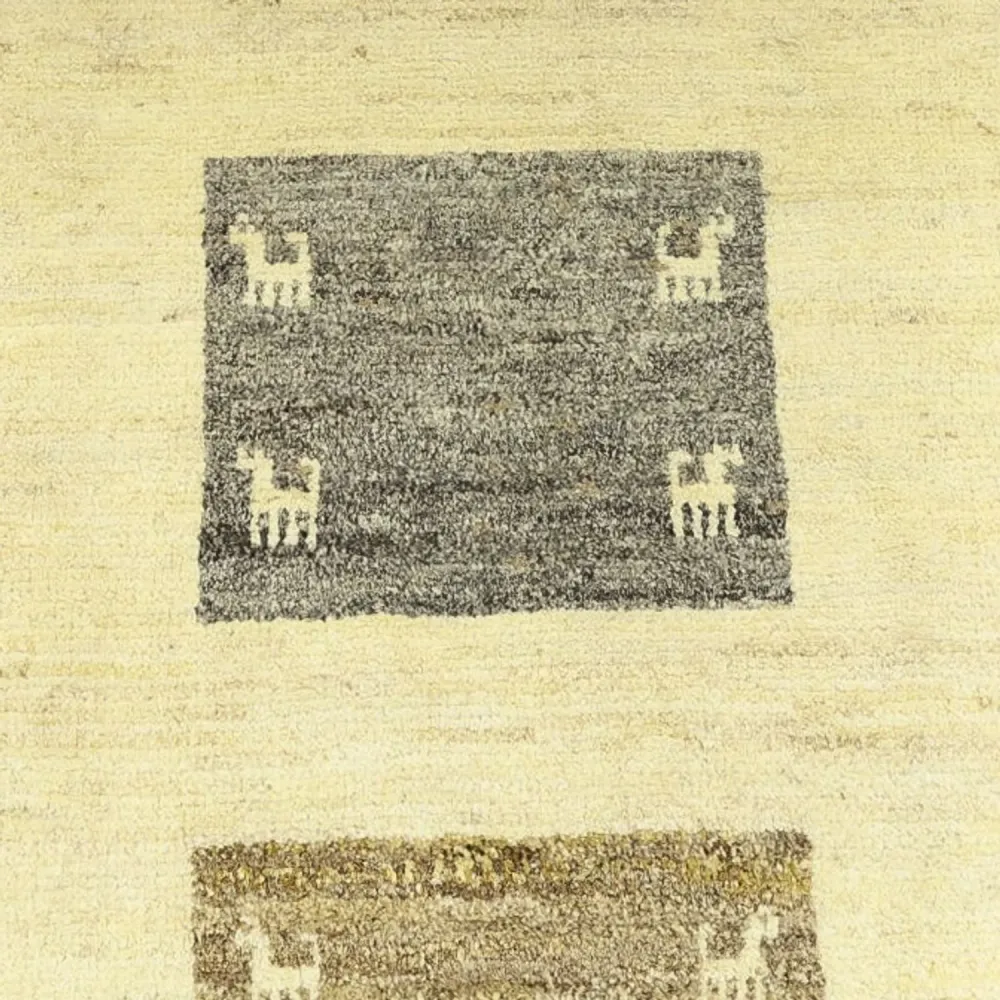 Gabbeh-teppe - persisk - 292 x 203 cm - flerfarget