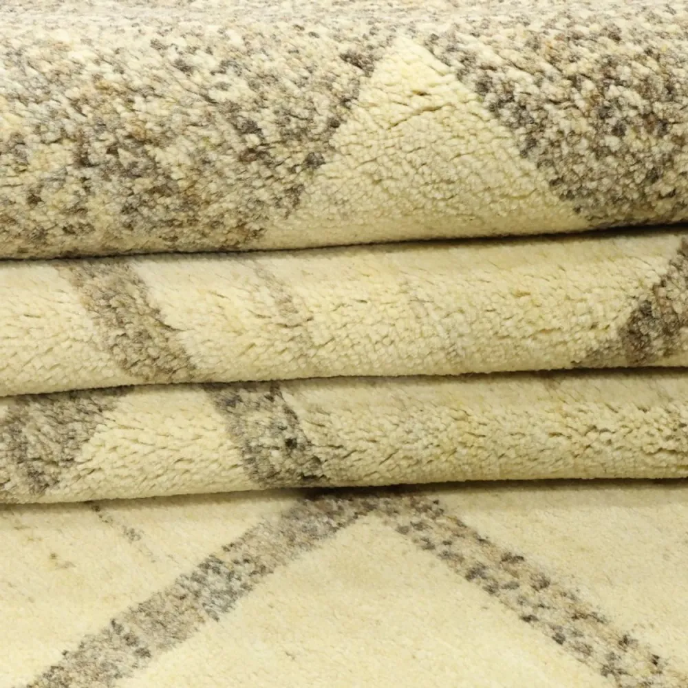 Gabbeh-teppe - persisk - 307 x 238 cm - beige