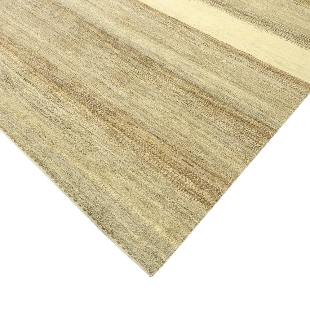Gabbeh-teppe - persisk - 329 x 247 cm - mørk beige