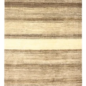 Gabbeh-teppe - persisk - 329 x 247 cm - mørk beige