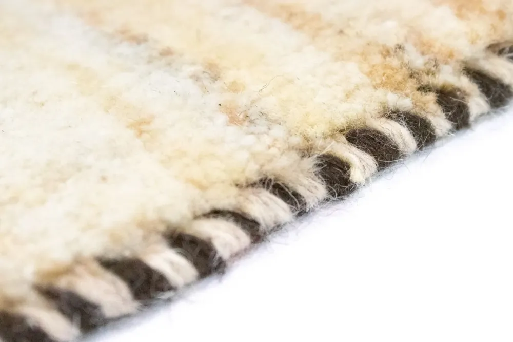 Gabbeh-teppe - persisk - 60 x 40 cm - beige