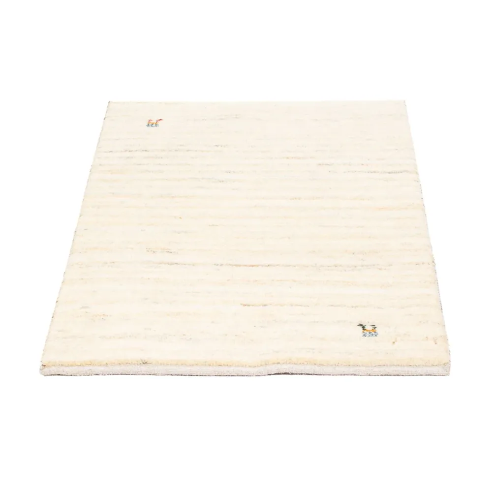 Gabbeh-teppe - persisk - 86 x 60 cm - beige