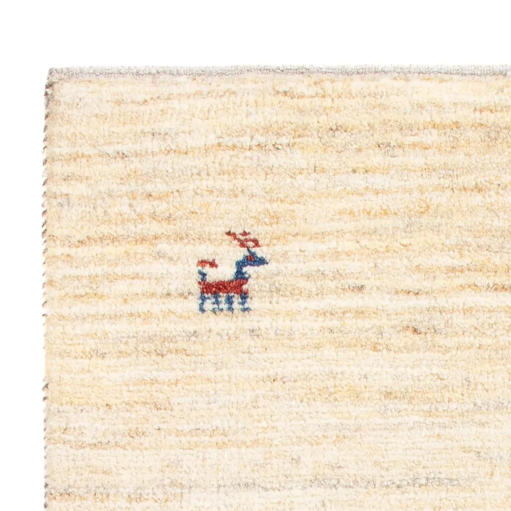 Gabbeh-teppe - persisk - 86 x 60 cm - beige