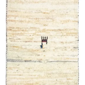 Gabbeh-teppe - persisk - 60 x 40 cm - beige