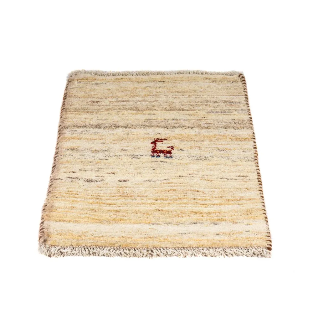 Gabbeh-teppe - persisk - 60 x 40 cm - beige