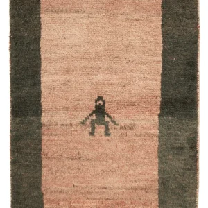 Gabbeh-teppe - persisk - 82 x 56 cm - beige