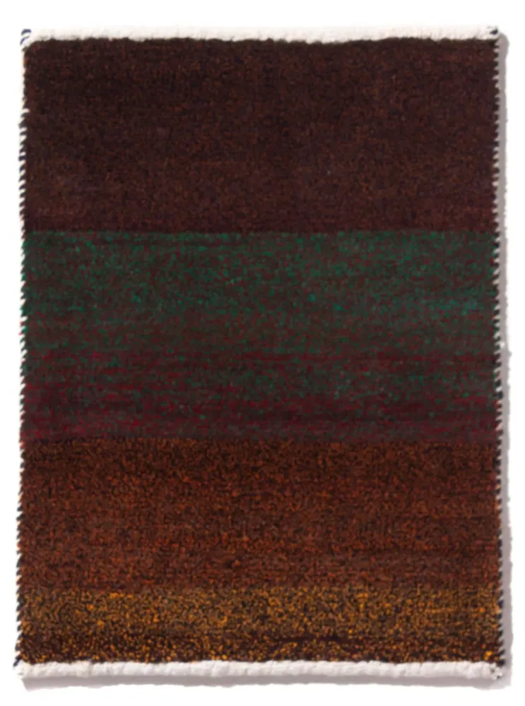 Gabbeh-teppe - persisk - 60 x 40 cm - bordeaux rød