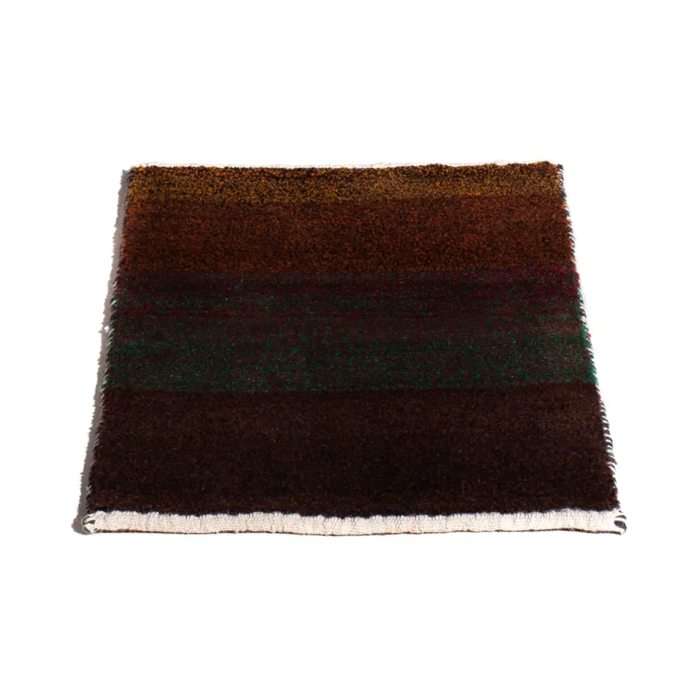 Gabbeh-teppe - persisk - 60 x 40 cm - bordeaux rød