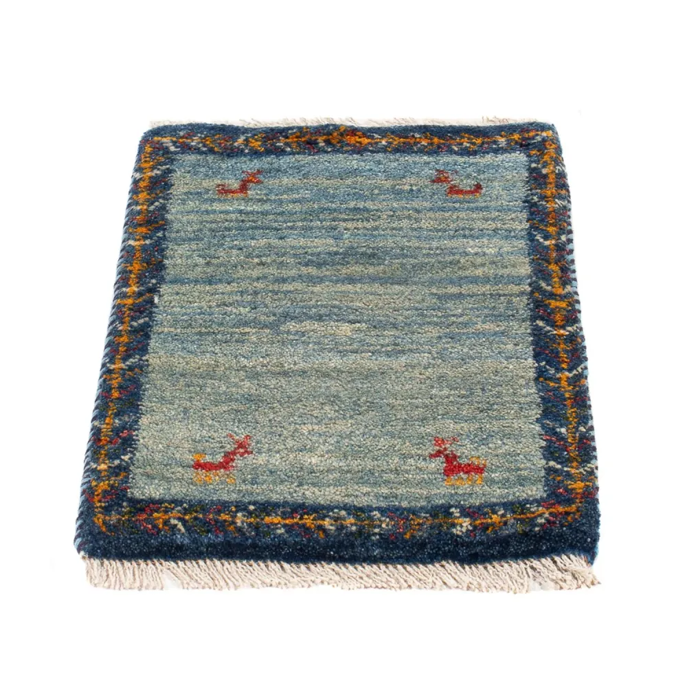 Gabbeh-teppe - persisk - 60 x 40 cm - flerfarget