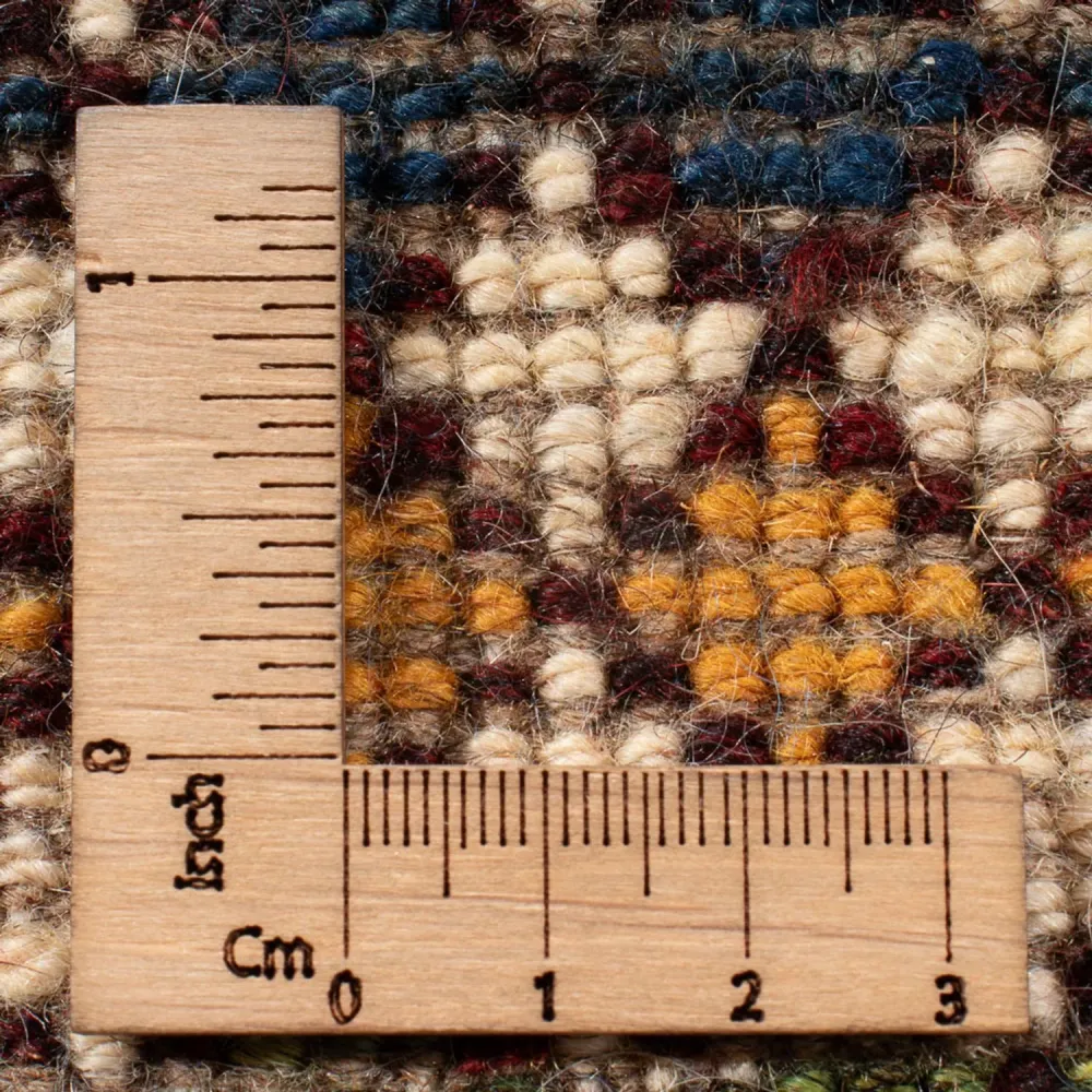 Gabbeh-teppe - persisk - 60 x 40 cm - flerfarget