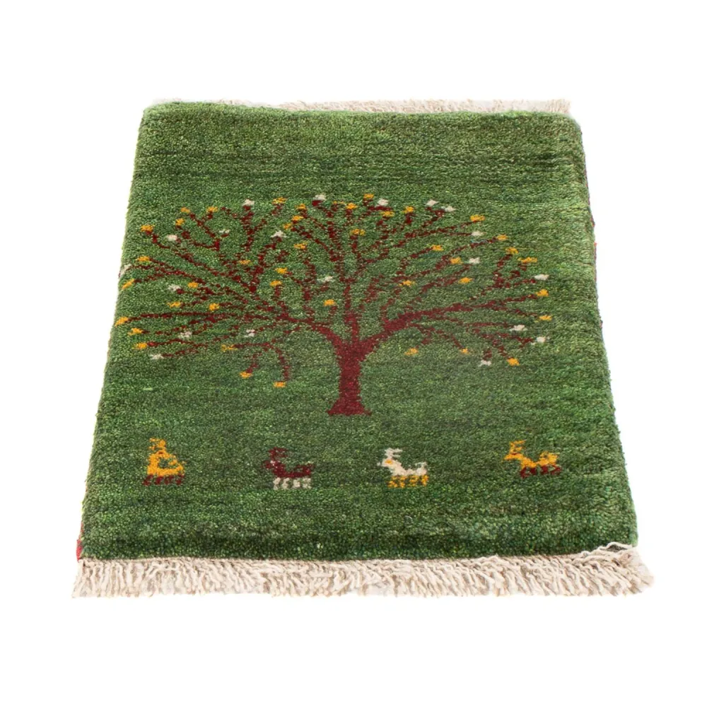 Gabbeh-teppe - persisk - 60 x 40 cm - flerfarget