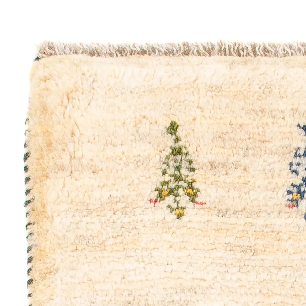 Gabbeh-teppe - persisk - 60 x 40 cm - flerfarget