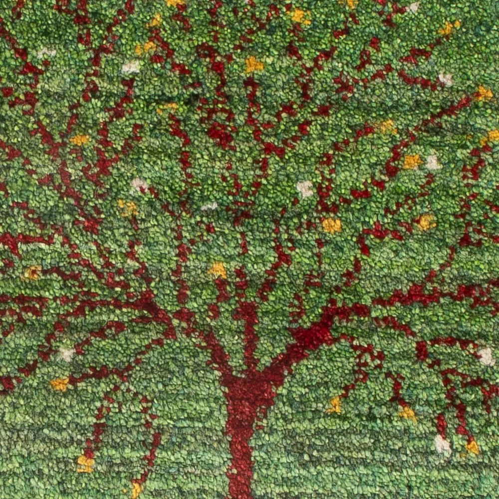 Gabbeh-teppe - persisk - 60 x 40 cm - flerfarget