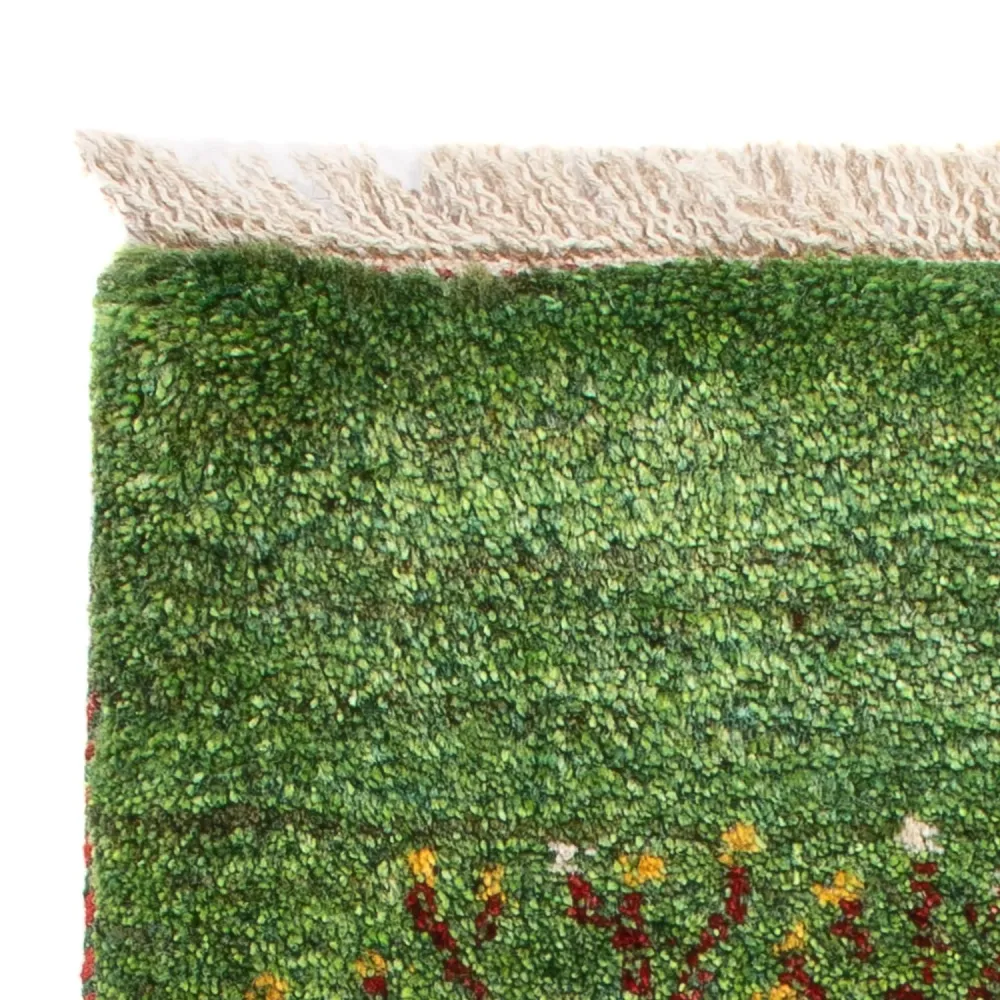 Gabbeh-teppe - persisk - 60 x 40 cm - flerfarget