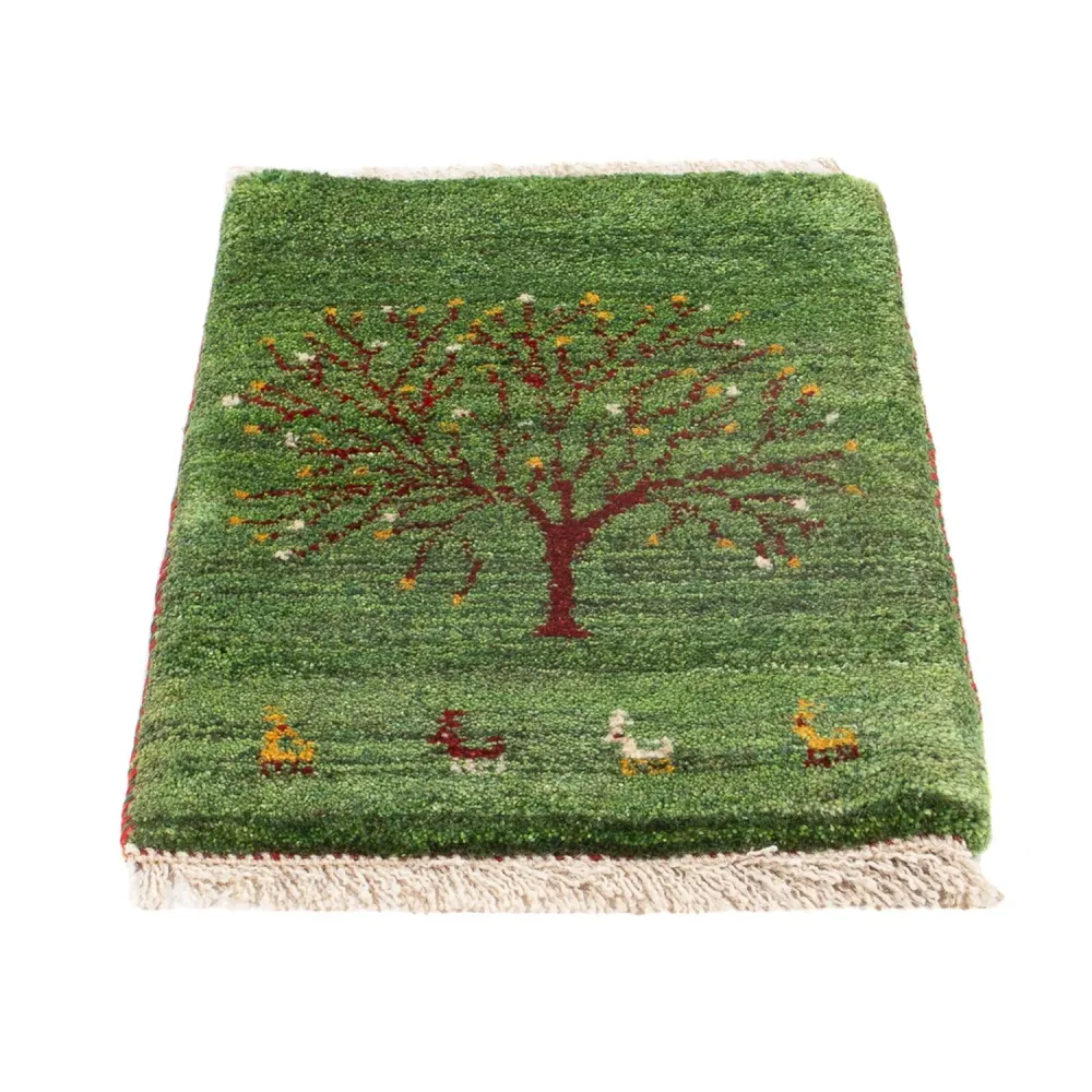 Gabbeh-teppe - persisk - 60 x 40 cm - flerfarget