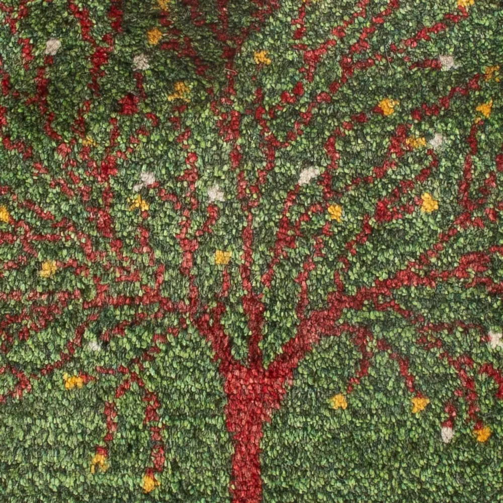 Gabbeh-teppe - persisk - 60 x 40 cm - flerfarget