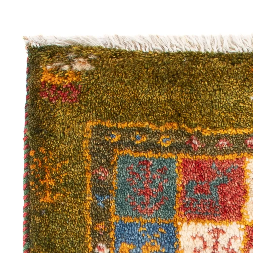 Gabbeh-teppe - persisk - 60 x 40 cm - flerfarget