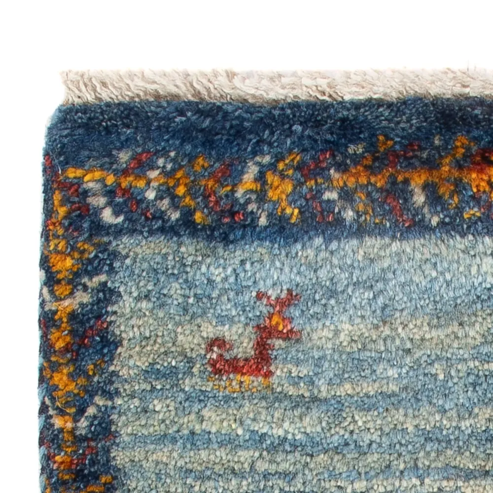 Gabbeh-teppe - persisk - 60 x 40 cm - flerfarget