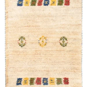 Gabbeh-teppe - persisk - 60 x 40 cm - flerfarget