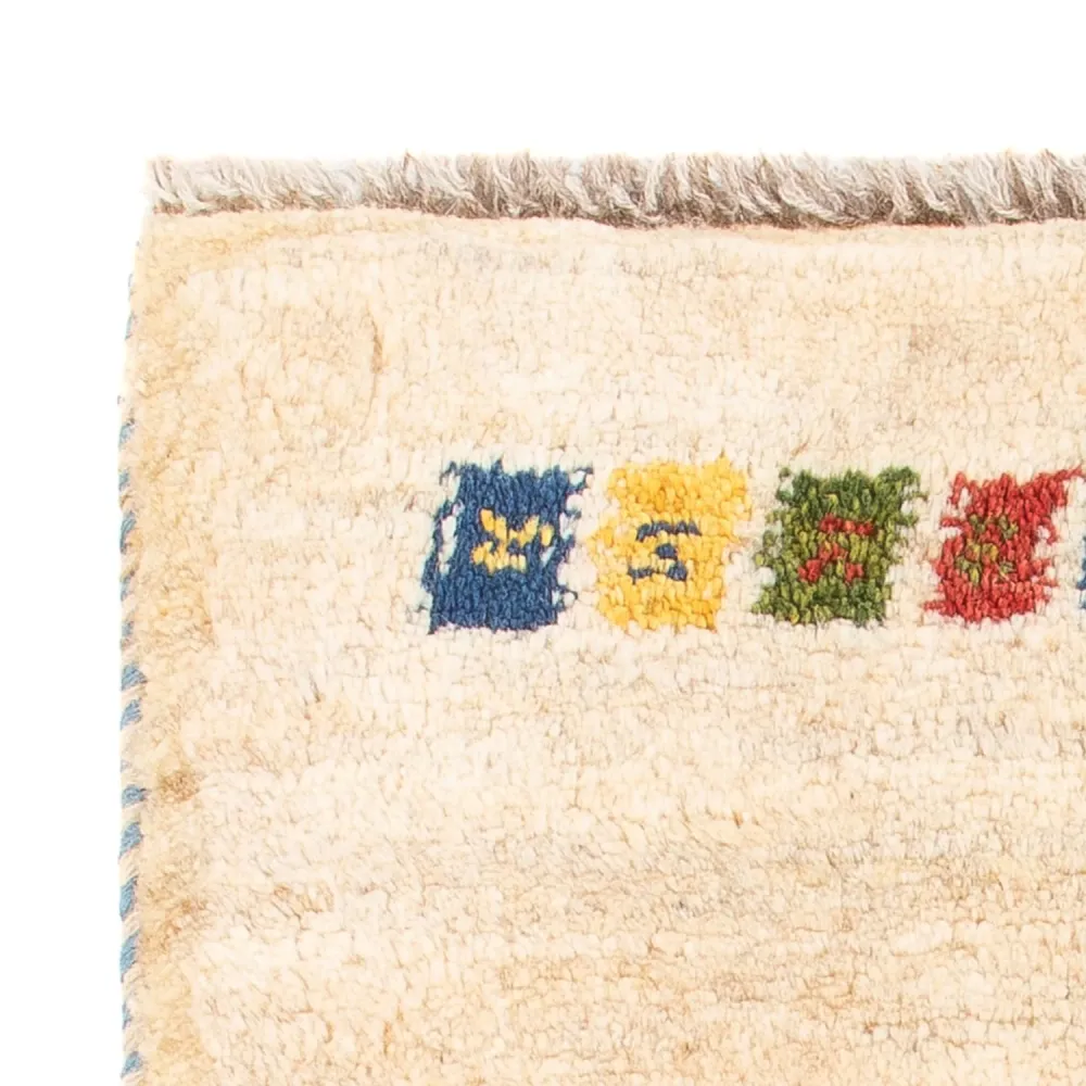 Gabbeh-teppe - persisk - 60 x 40 cm - flerfarget