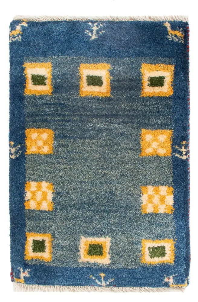 Gabbeh-teppe - persisk - 60 x 40 cm - flerfarget
