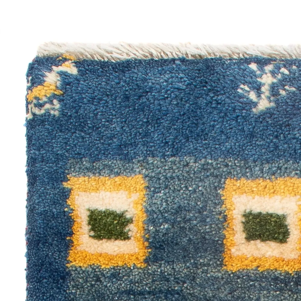 Gabbeh-teppe - persisk - 60 x 40 cm - flerfarget